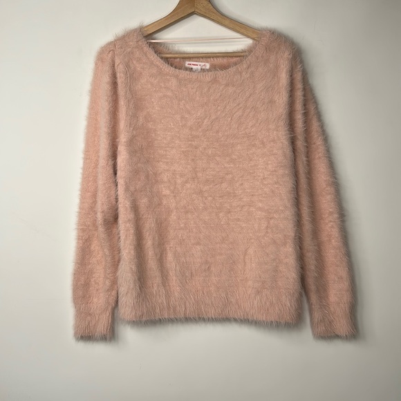 Joe Fresh Sweaters - Joe Fresh X Jillian Harrison Fuzzy Sweater Womens Size L Pink